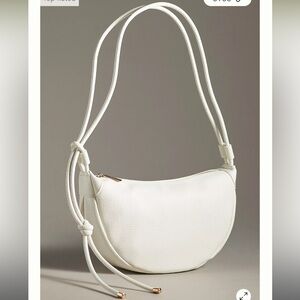 Anthropologie White Shoulder Bag